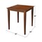 International Concepts Square Solid Wood Top Table, Espresso, 30 W, 30 L, 36 in H, Wood, Espresso K581-3030-36S - alternate 4